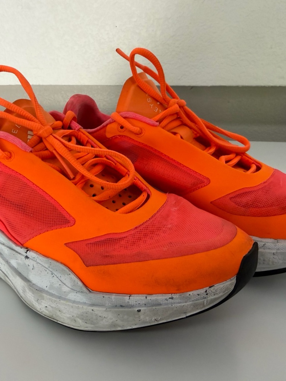 adidas Orange & Red Women's Athletic Shoes